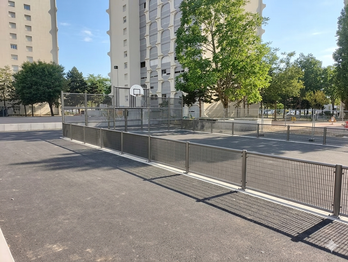 Installation d’un terrain multisports - Lyon
