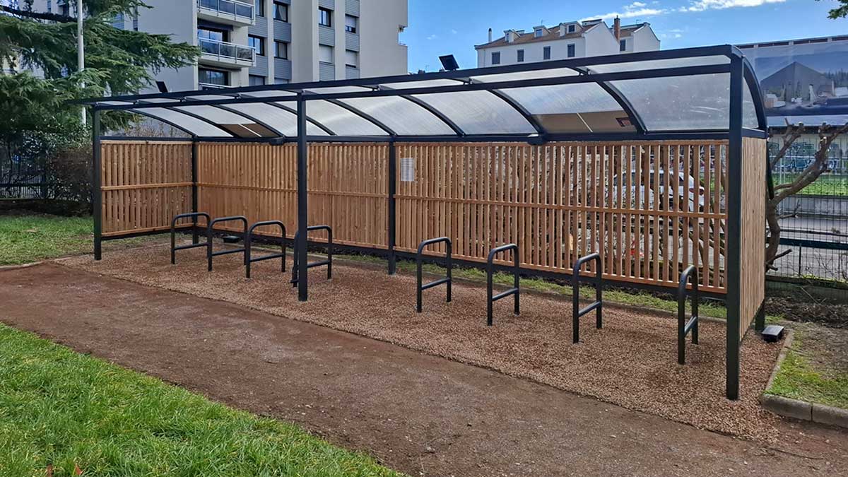 Installation abri vélos copropriété – Lyon 6