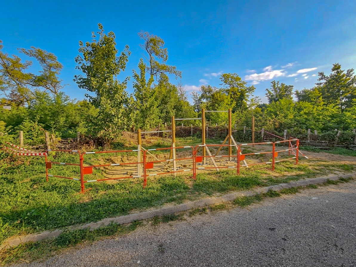 Installation d’un parcours de santé en bois - Neyron